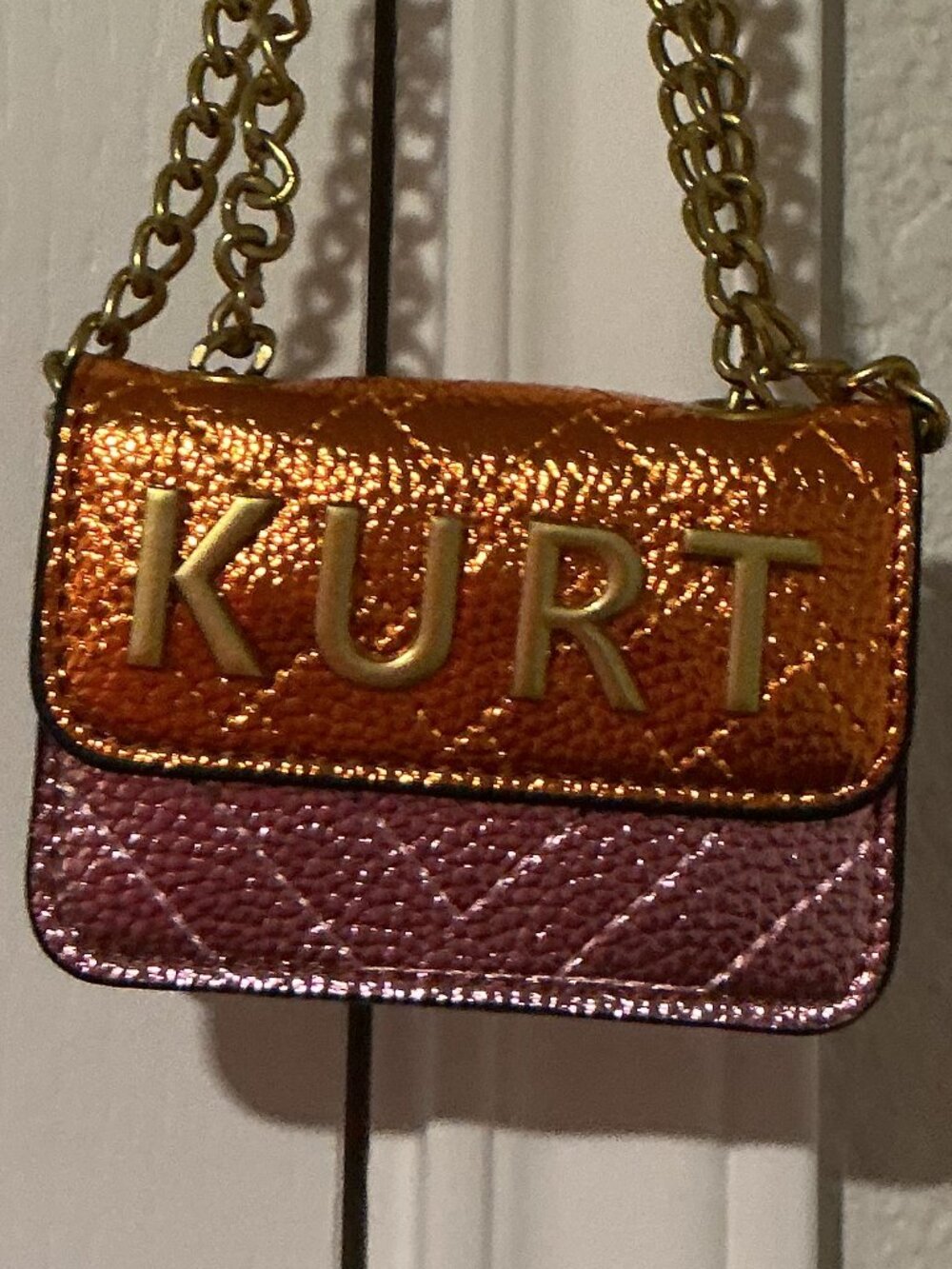 ✨ Kurt Geiger London Metallic Mini Crossbody Bag ✨
